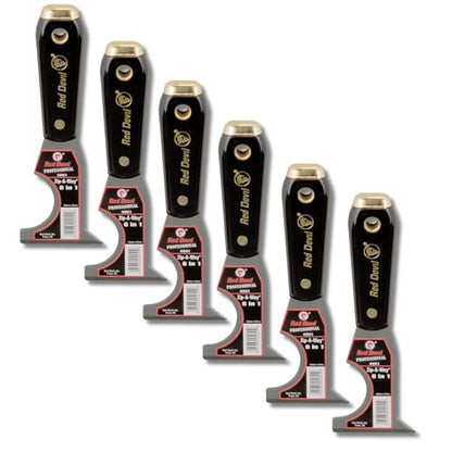 Red Devil Lye Zip-A-Way Painter's 6-in-1 Tool - Black Nickel - Nylon - Solvent Resistant - 1 Each, Sold as 6 Pack - style: 6 - Pack