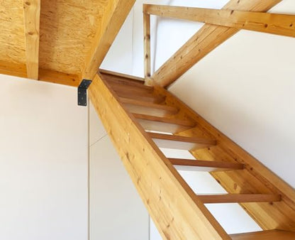 5x5x2.5 Heavy Duty L Bracket for Wood, 90° Corner Brace for Shelf (4PCS) - size: 4 Pack