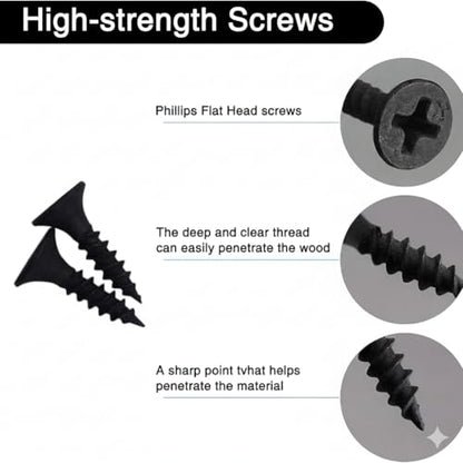 6pcs Flat Mending Plate, 3.11x1.57 Inch(80x40mm), Metal Bracket with Holes, Metal Plates for Wooden Furniture, Flat Brackets for Wood, with Screws, Black - size: 3.15"x1.57'