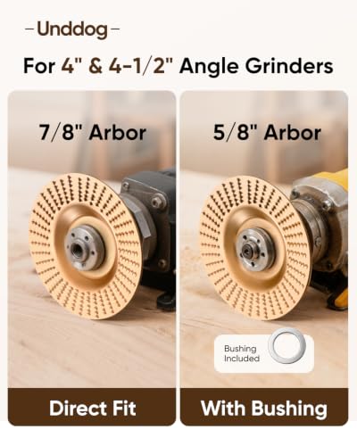 3PCS Tungsten Carbide Wheel, Angle Grinder Wood Carving Disc (Mixed)