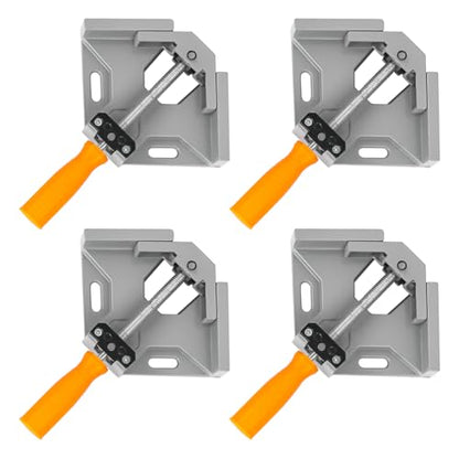 4 PCS 90 Degree Corner Clamps for Woodworking - size: 4 PCS Clamping Range 2 Inch