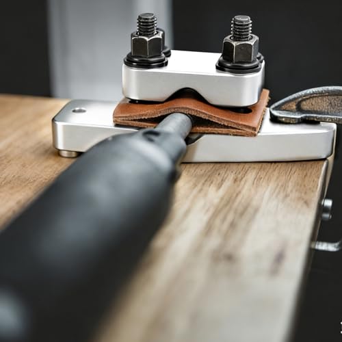Professional Grade Heavy Duty Barrel Vise Tool, Universal Barrel Clamp Surface Protection Design (Silver) - color: Silver