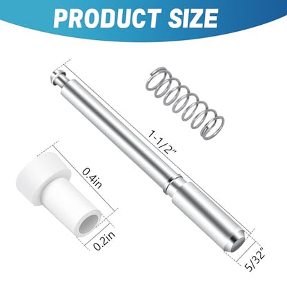 30 Pack Window Screen Plunger Latches with Cap, Window Screen Clips - color: 30 Pcs