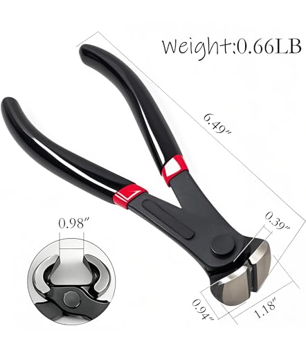 6 inch Nail Puller,Sharp,Rust-Proof,Anti-Slip Handle.