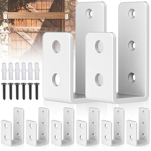 2x4 Door Barricade Brackets, 3mm Door Reinforcement Security Brackets(8PCS) - size: 3mm 8PCS