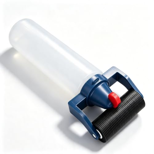 Glue Roller Applicator Bottle Wood Glue Bottle with Roller Dispenser, Easy to Operate Precise Glue Coating Universal Glue Applicator Set for Woodworking, 8.27x3.15in Glue Bottle