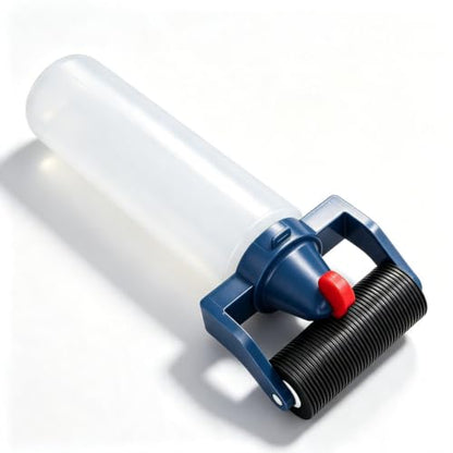 Glue Roller Applicator Bottle Wood Glue Bottle with Roller Dispenser, Easy to Operate Precise Glue Coating Universal Glue Applicator Set for Woodworking, 8.27x3.15in Glue Bottle