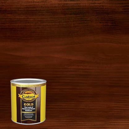 Cabot Gold, Satin, Moonlight Mahogany, 1 Quart - color: Moonlit Mahogany, size: Quart