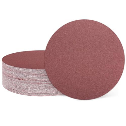 HARFINGTON 15 Pcs 5 Inch Sanding Disc 150 Grit Red Aluminum Oxide - size: 5 Inch(150 Grit)