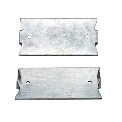 30PCS Nail Plates for Wood Studs, 1.5 x 3 Inch, Sharp Pointed Prongs, Anti-Nail Protection Shield - size: 1.5" x 3"