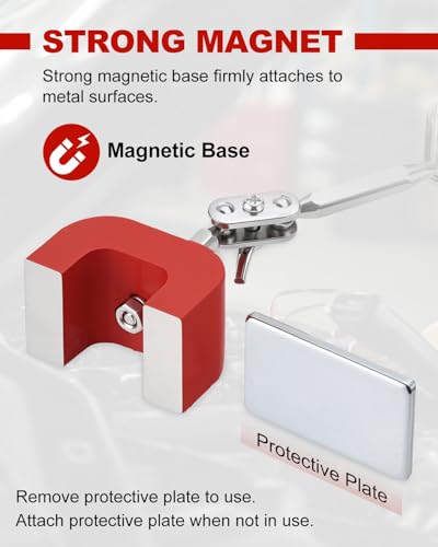 Inspection Welding Mirrors with Magnetic Base Adjustable Arm Machine Tool