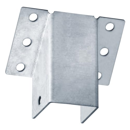 GBGS 10 Pack 45-Degree Post and Beam Knee Bracket for 2x4 Lumber,14 Gauge