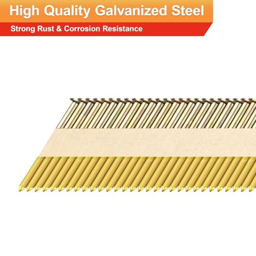 34°Framing Nails,Galvanized,Ring Shank,2":1000pcs - size: 2"---1000PCS