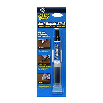 DAP Plastic Wood 3 in 1 Repair Stick, Black (7079804092)