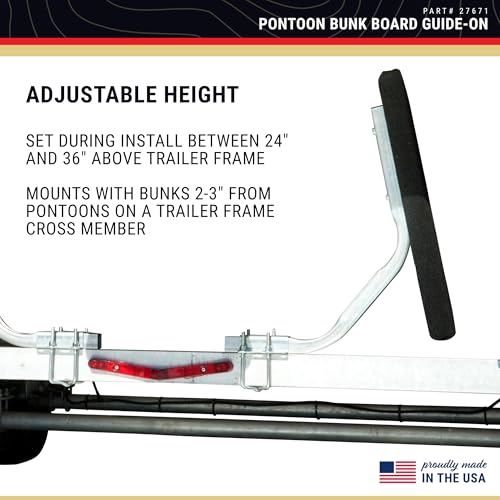 CE Smith, Trailer Pontoon Bunk Board Guide-On