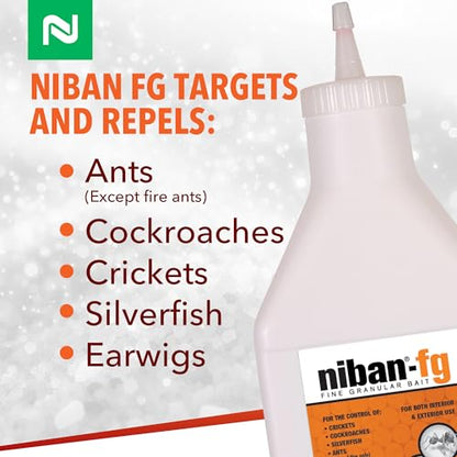 Nisus NiBan-FG Fine Granular Bait, Indoor & Outdoor, 1 lb - size: 1 Lbs