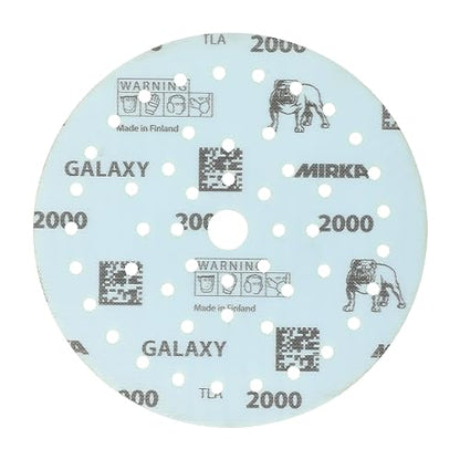 Mirka Galaxy Multifit 6 Inch Ceramic Discs, 2000 Grit, Hook & Loop, 50 Pack - size: Grit 2000