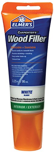 Elmer's E855 Carpenter's Wood Filler, 3.25-Ounce Tube, White -6 Pack - color: White -6 Pack