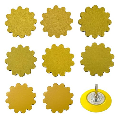 80 PCS 3 Inch Hook and Loop Sanding Discs - Wet/Dry Flex Edge Pads with Grits 60/80/120/150/180/240/400/800 - Compatible with Sanders & Hand Drills for Metal, Wood, Auto Projects - style: 60/80/120/150/180/240/400/800