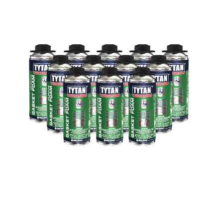 TYTAN Professional Gasket Insulating Foam Sealant, 14 oz. Gun Aerosol Can (Case, 12) - style: Case