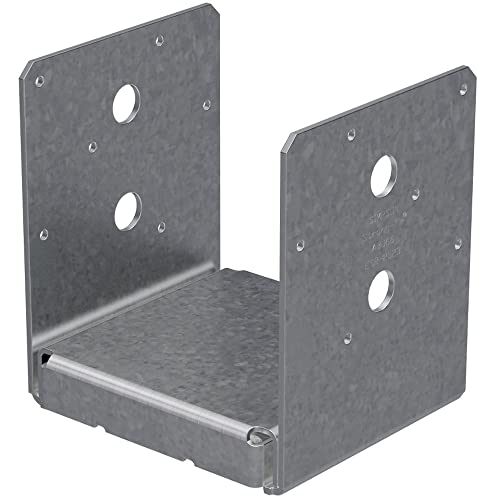 Simpson Strong-Tie ZMAX Galvanized 12-Gauge 6x6 Adjustable Post Base (Pack of 10) - size: 10 Pack