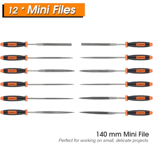 REXBETI 25Pcs Metal File Set, Tool Sharpening, Woodworking, Finishing File - style: 25PCS