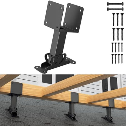 4x4 1Pcs Heavy Duty Adjustable Angle Pergola Brackets Kit - color: D, size: 1pcs