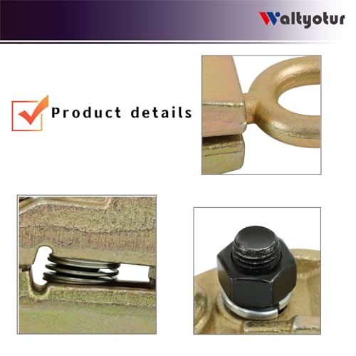 waltyotur Auto Body Repair Pull Clamp Frame Back Self Tightening Repair Tool Kit 5 Ton 2 Way