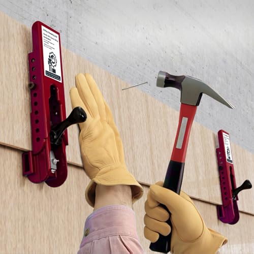2Pcs Siding Tools, Adjustable Siding Installation Tools for 5/16 Inch Fiber Cement Boards, Lap Tool Gauge Mounting Kit Installation