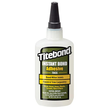 Titebond Instant Bond Wood Adhesive Thick, 2 oz. - size: 2 oz., style: Thick, 2 oz.