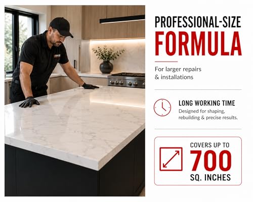 II29 20 oz. Stone Kit - Installs Slabs, Chips, Cracks. Rebuild Lost Stone - size: 20 oz