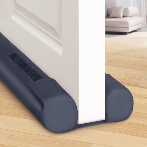 BlissTrends 30 in Under Door Draft Stopper, Covers Gaps up to 2.36 in, Gray - color: Gray, size: 30 Inch