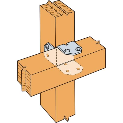 Simpson Strong-Tie RTB22 RTB 20-Gauge Galvanized Rigid Tie Bracket for 2X Post, 2X Joist - size: 1 Each