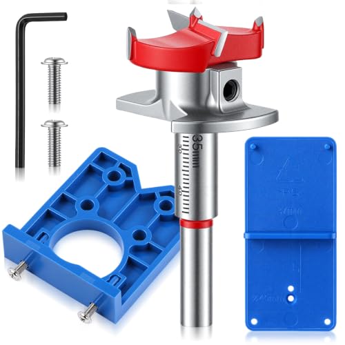 Shimeyao 35mm Forstner Bit Cabinet Hinge Jig Concealed Hinge Drill Bit