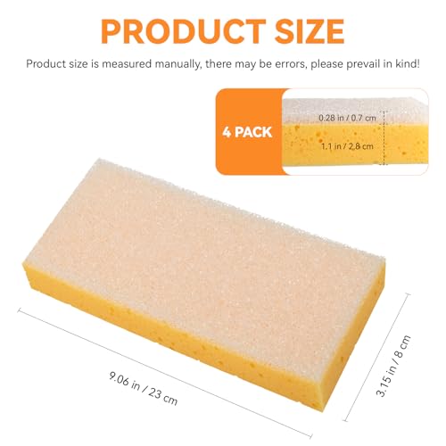Drywall Wet Sanding Sponge, Dustless Dual Sided Walboard Drywall Sponge
