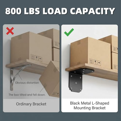 4"x4"x3.5" Heavy Duty L Bracket, 90 Degree Pergola Bracket for Wood - size: (8PCS) 4Inch