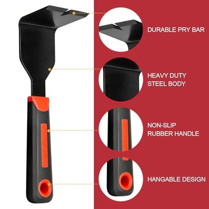 Removal Multi-Tool,Tile Removal Tool,Wood Trim Puller,Tile Removal Tool Baseboard Removal Tool for Removing Wood Floor,Tiles,Nail Pulling