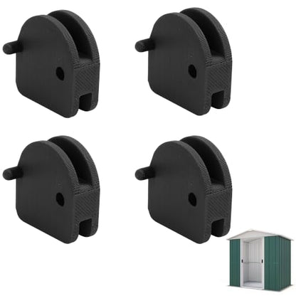 Metal Shed Replacement Door Slides 4-Pack