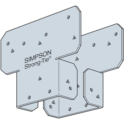 Simpson Strong-Tie AC4Z AC ZMAX Galvanized Adjustable Post Cap for 4X (Pack of 20) - size: 20 Pack