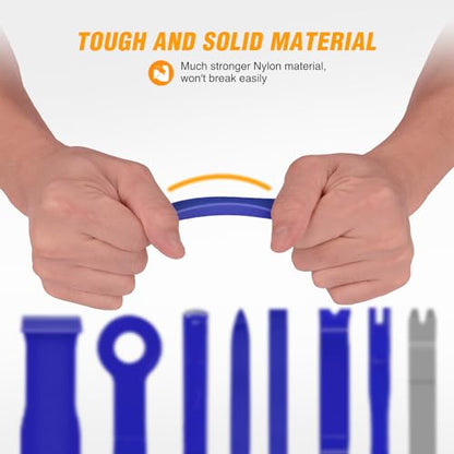 GOOACC 9PCS Auto Trim Removal Tool Kit Blue - color: 9PCS Trim Removal Tool Blue