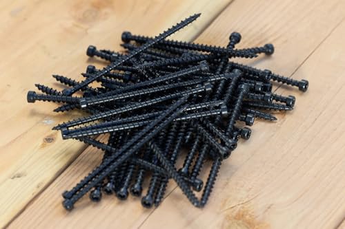 Simpson Strong-Tie SDWC15450-KT Strong-Drive SDWC Truss Screw, 4-1/2" Interior Wood Screws, Electrocoating, Black, (Truss Kit Includes 50 Screws, 1 Bit, 1 Guide)