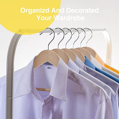 Wooden Hangers 30 Pack Clothes Hanger for Daily Used,Coat Hangers for Closet,Heavy Duty Wood Hanger for Suit, Shirts, Jackets, Dress, Pant （Light Natural） - color: Light Natural