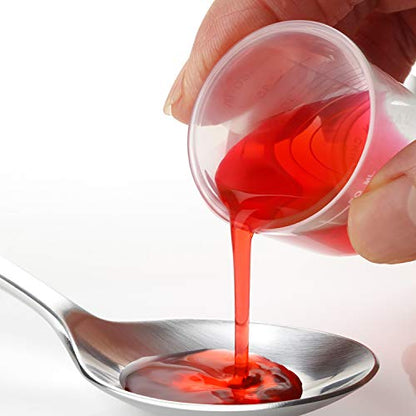 Coopay 50 Pack 60ml/2oz Plastic Graduated Cups Transparent Scale Clear Epoxy Mixing Cup with 100 Pack Wooden Stirring Sticks for Resin, Epoxy, Stain, Mixing Paint - size: 60ml