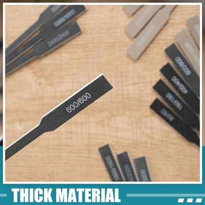 Honoson 20 Pcs Sanding Sticks Model, Low and High Grits, Innovative Style - style: Innovative Style