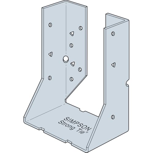 Simpson Strong-Tie HUC46Z HUC ZMAX Galvanized Face-Mount Concealed-Flange Joist Hanger for 4x6