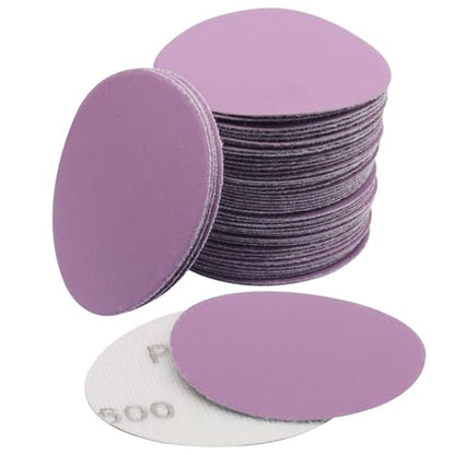 3 Inch 600 Grit Wet Dry Sandpaper, 50 Pcs - style: Grit 600