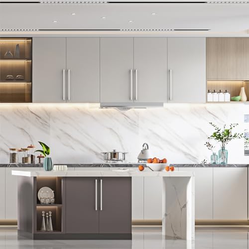 Asidrama 10 Pack 7.5 Inch(192mm) Brushed Satin Nickel Cabinet pulls Kitchen Cabinet Handles, Cabinet Pulls Kitchen Cabinet Hardware for Cupboard Drawer Pulls 2321 - color: Brushed Satin Nickel, size: 7.5" Hole Center, style: 10 Pack