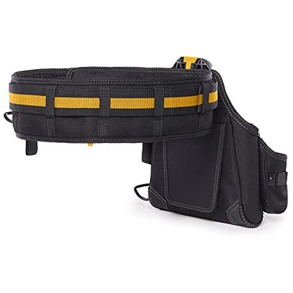 ToughBuilt ClipTech Series – 3-Piece Pro Framer Tool Belt Set, ClipTech™ Modular System with 2 Professional Pouches and Padded Belt, 1680D Heavy-Duty Construction (TB-CT-102-3P) - size: Pro Framer Rig (3 Piece)