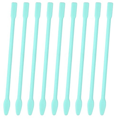 Gartful 9PCS Large Silicone Stir Sticks, Reusable Epoxy Resin Mixing Sticks, Non-Stick Craft Stirring Rods for Paint Mixing, Glitter Tumblers, Liquid Art Supplies, DIY Crafts Tools, Turquoise - color: Turquoise, size: 9PCS-Large stick*9