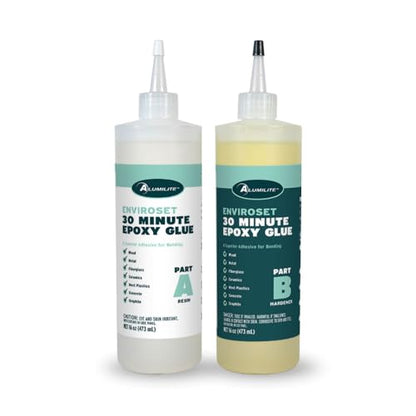 Alumilite Enviroset 30 Minute Epoxy Glue 32 Oz for Strong Bonding - size: 32 oz, style: 30 Minute